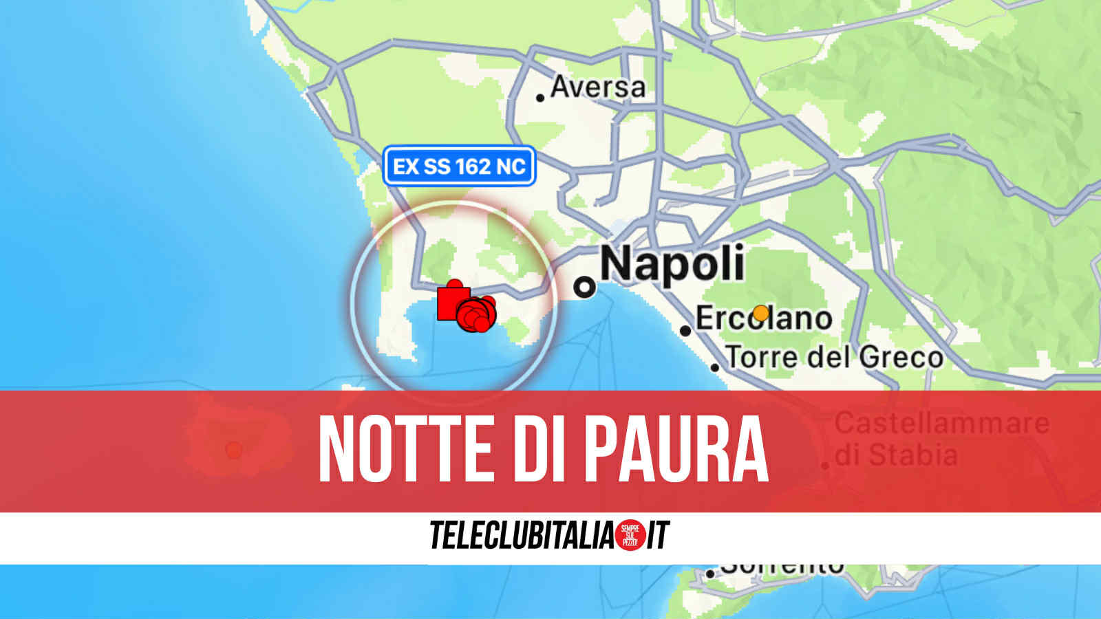 Campi Flegrei, scossa di magnitudo 4.0 prima dell’alba: sciame sismico in corso Campi Flegrei, scossa di magnitudo 4.0 prima dell’alba: sciame sismico in corso