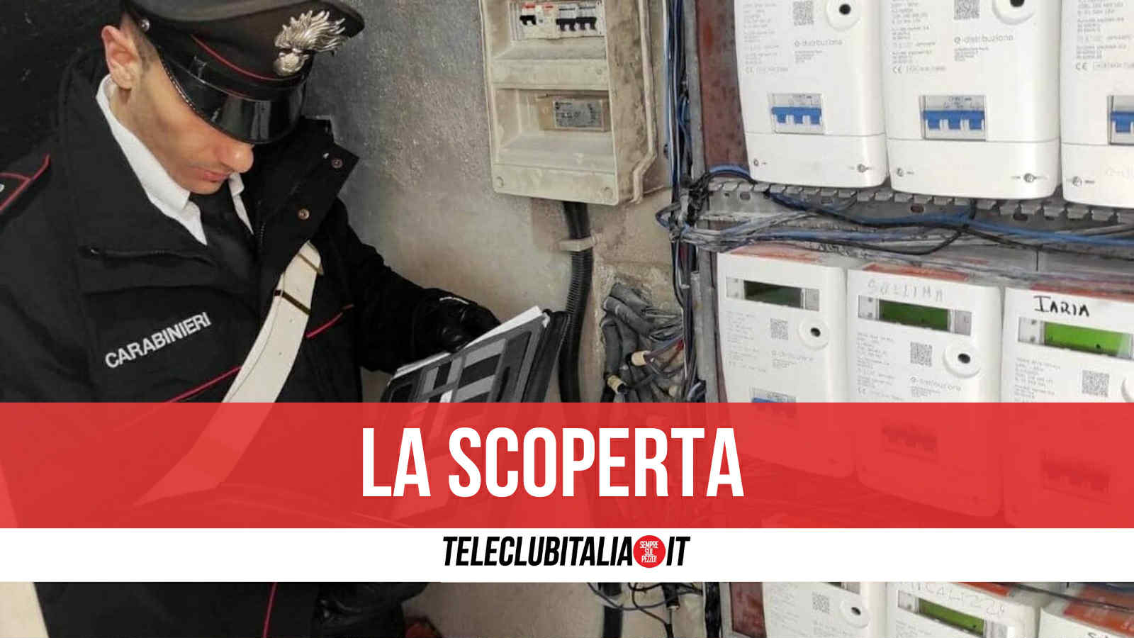 Pozzuoli, furto di energia elettrica in una palazzina: nove persone denunciate