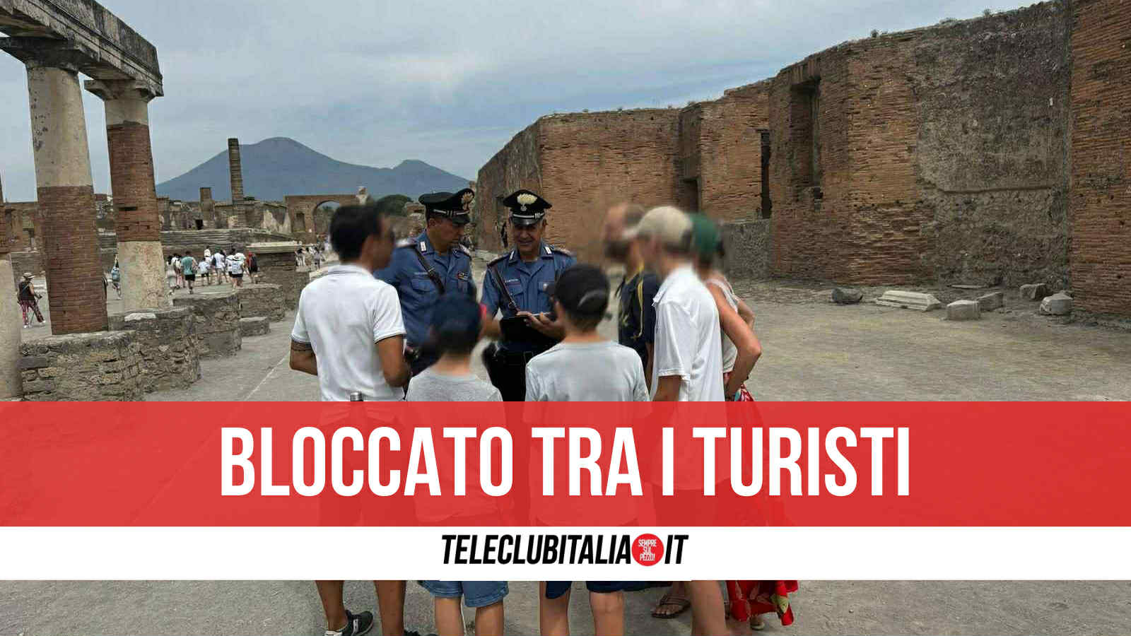 Pompei: lotta alle guide turistiche abusive nel parco archeologico. Carabinieri denunciano 44enne