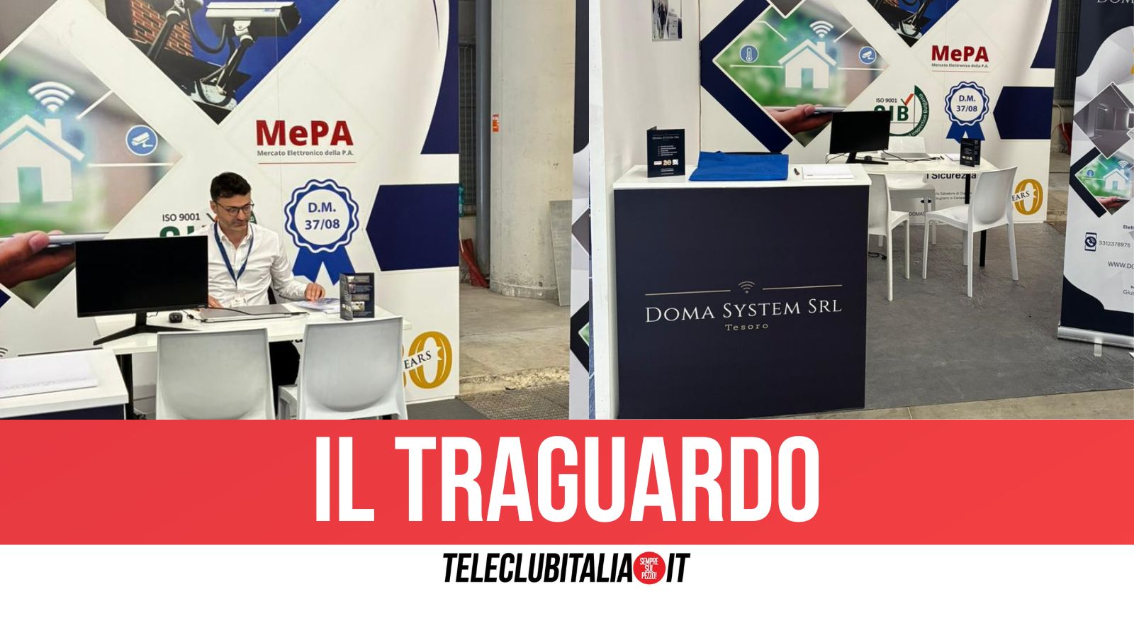 Giugliano, l’azienda della famiglia Tesoro “Doma System” compie 25 anni di attività tra innovazione e sguardo al futuro Giugliano, l’azienda della famiglia Tesoro “Doma System” compie 25 anni di attività tra innovazione e sguardo al futuro