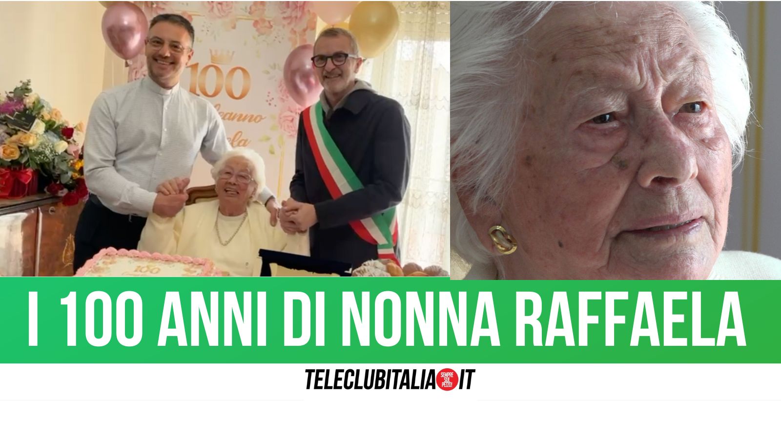 Giugliano, grande festa in via San Rocco per i 100 anni di nonna Raffaela Giugliano, grande festa in via San Rocco per i 100 anni di nonna Raffaela