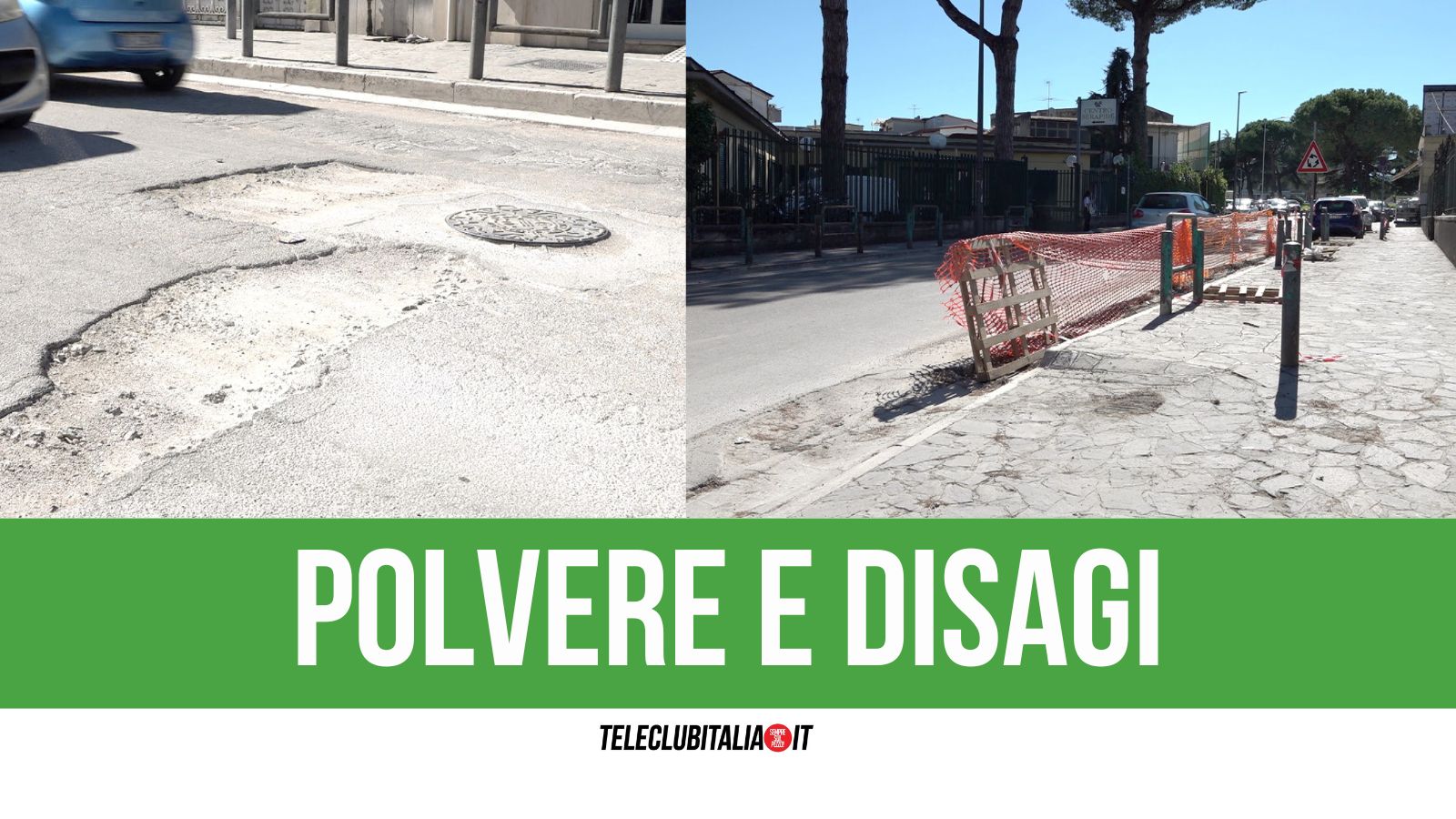 villaricca disagi dopo i lavori in via enrico fermi i commercianti mangiamo la polvere