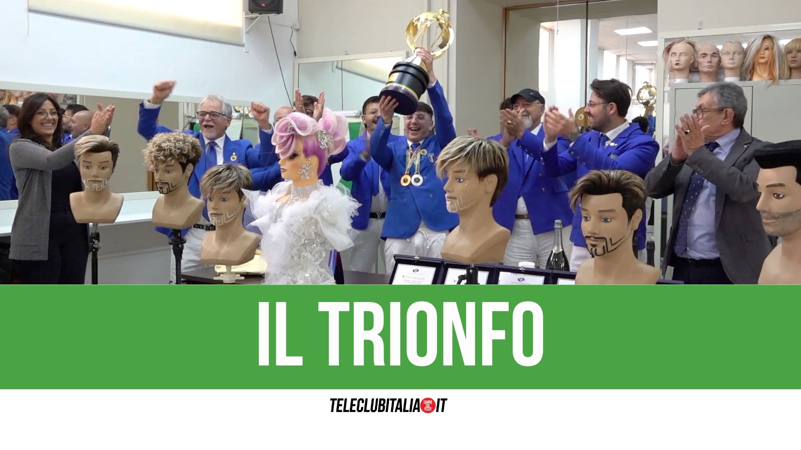 Giugliano sul tetto del mondo ai mondiali di acconciatura a Parigi
