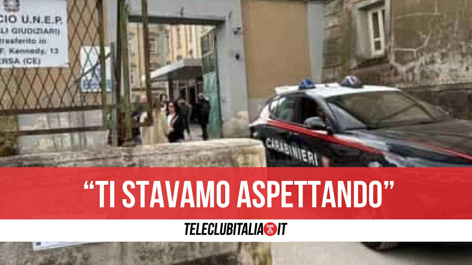 teverola evade dai domiciliari carabinieri lo aspettano sotto casa lui scappa e viene arrestato