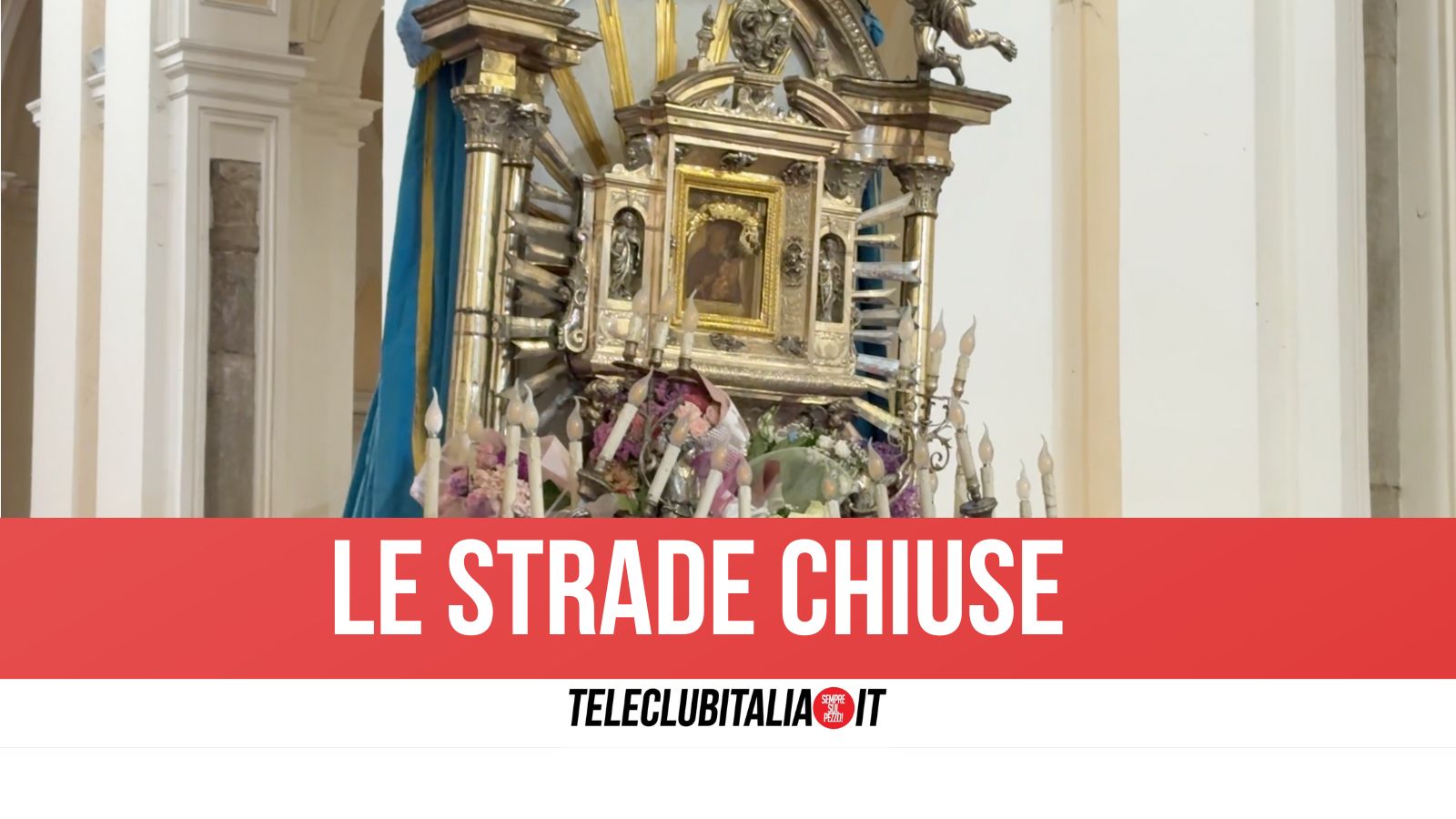 Aversa, processione per la traslazione della Madonna di Casaluce: ordinanza di chiusura al traffico Aversa, processione per la traslazione della Madonna di Casaluce: ordinanza di chiusura al traffico