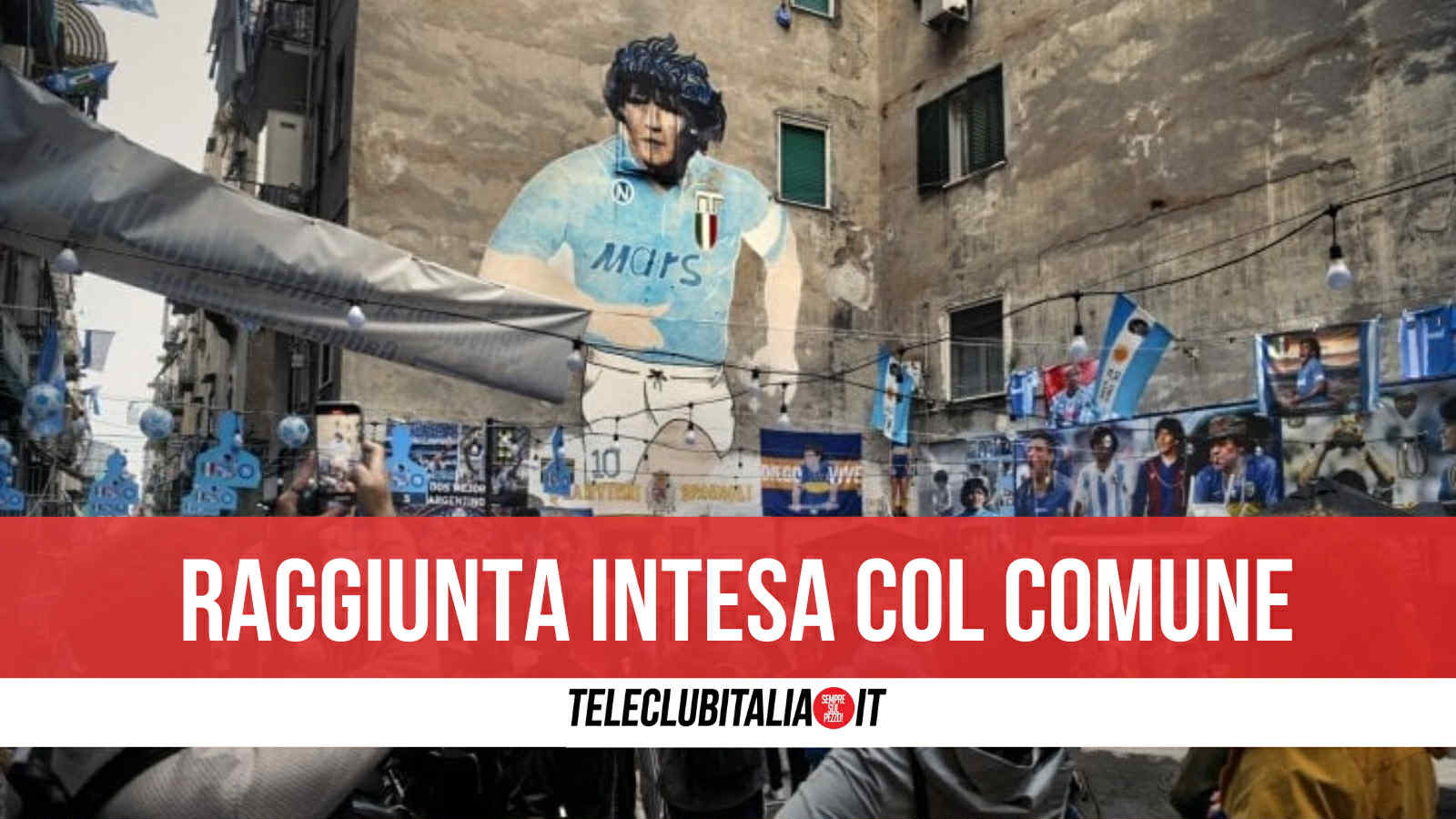 Napoli, sospiro di sollievo ai Quartieri Spagnoli: riapre Largo Maradona Napoli, sospiro di sollievo ai Quartieri Spagnoli: riapre Largo Maradona
