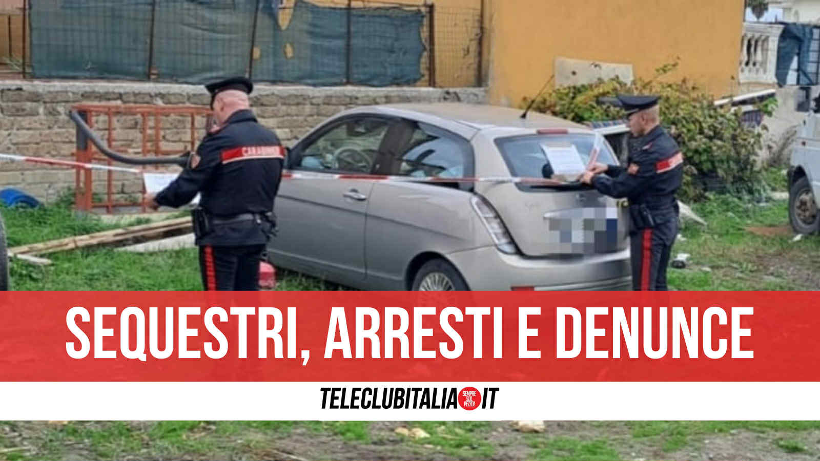 controlli terra dei fuochi a giugliano 23enne arrestato mentre smontava auto rubata da Teleclubitalia.it controlli terra dei fuochi a giugliano 23enne arrestato mentre smontava auto rubata