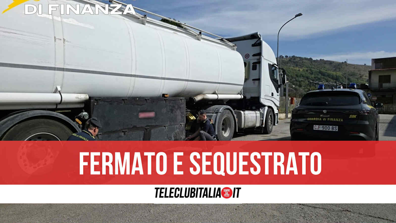 salerno sequestrata autocisterna con 12mila litri di carburante di contrabbando scatta sequestro