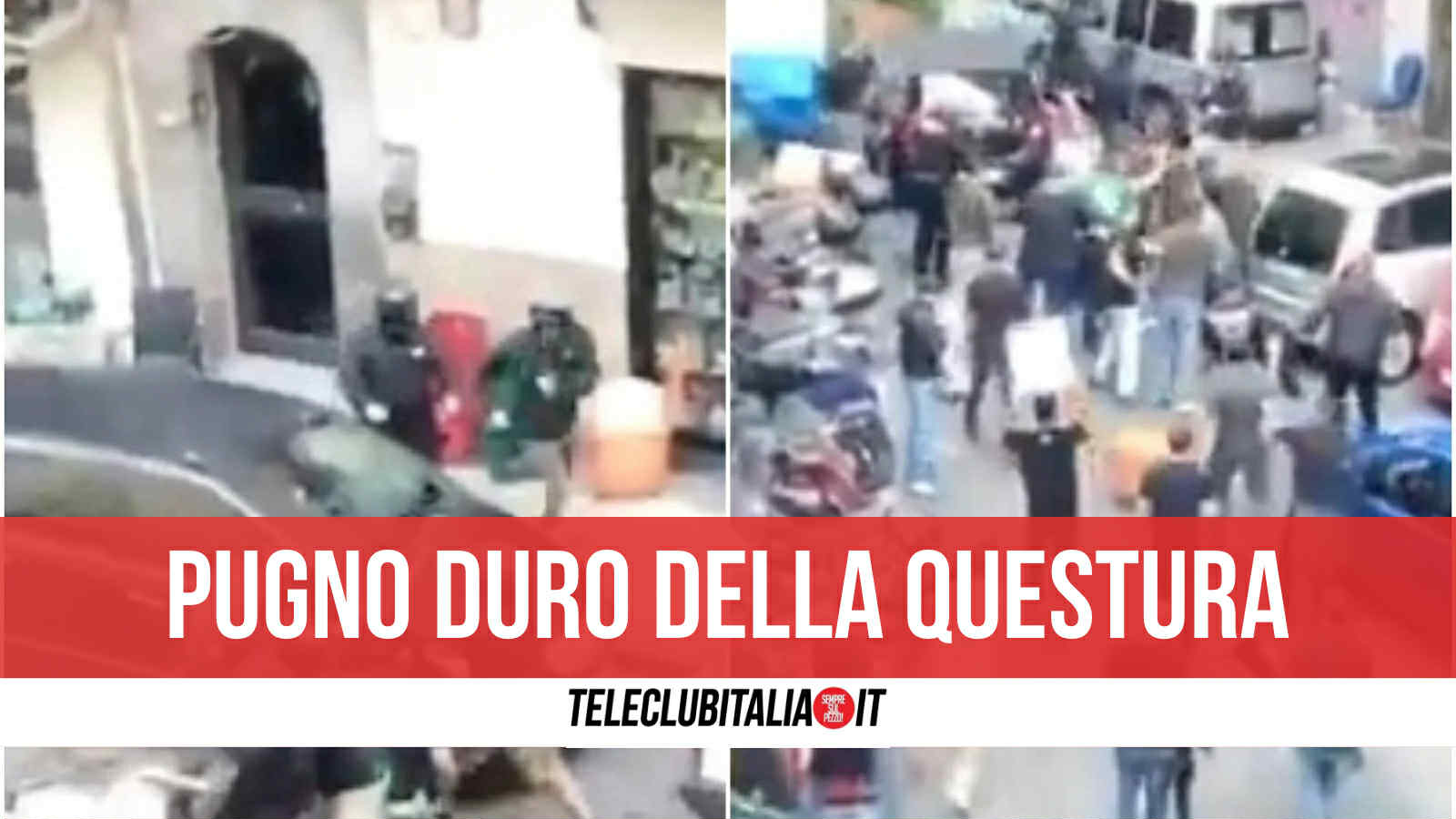 napoli scontri tra tifoserie e guerriglia in centro emessi sette daspo