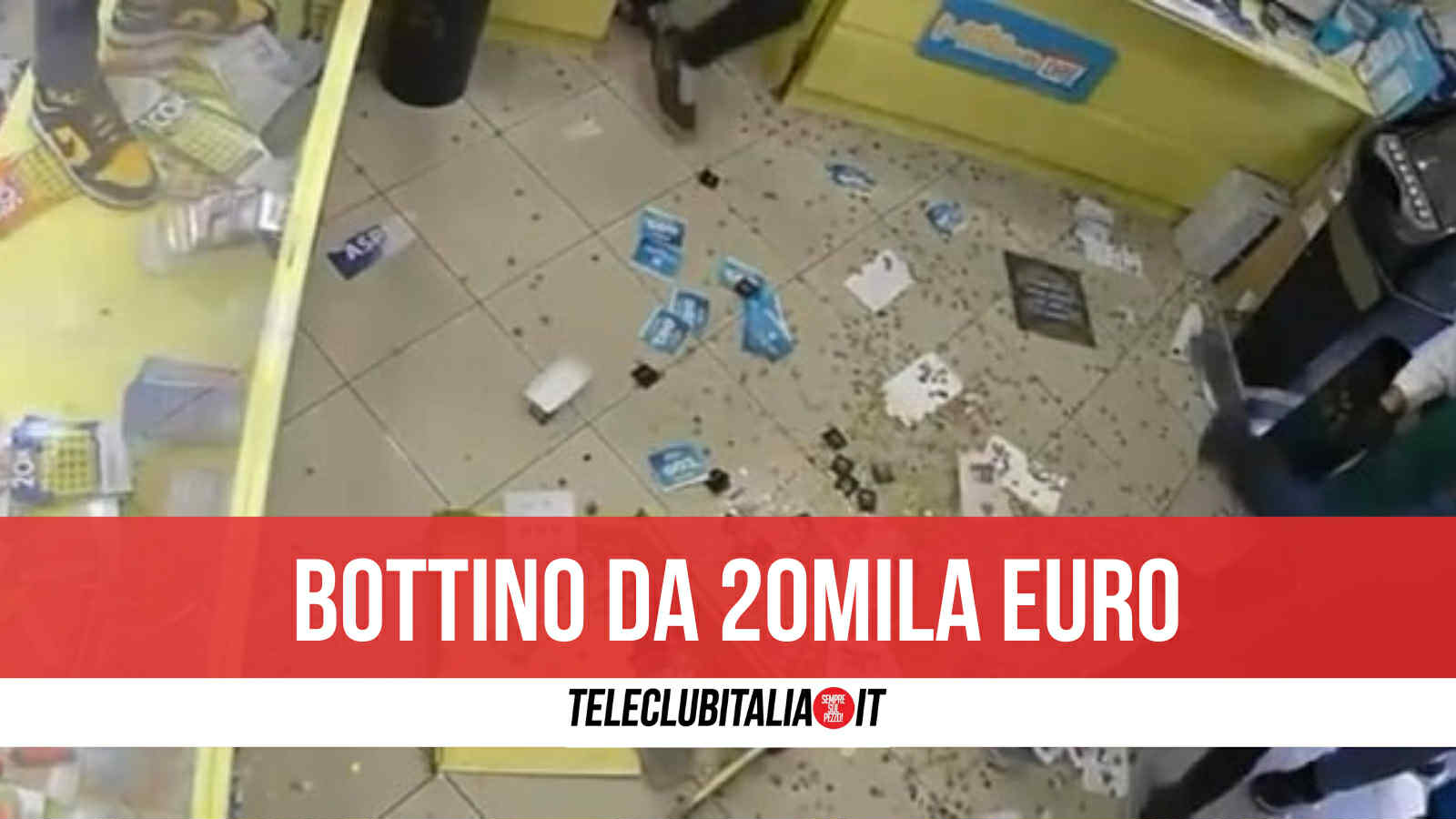 San Cipriano d’Aversa, rapina record in tabaccheria: porta via 20mila euro. Arrestato