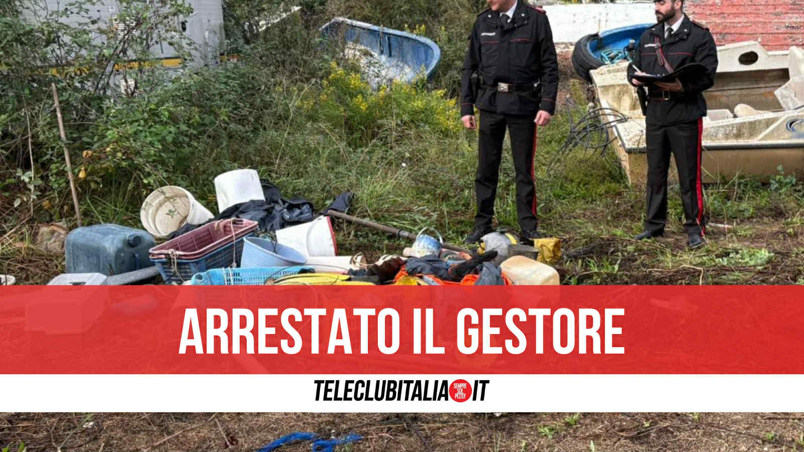 Giugliano, scoperta e sequestrata maxi discarica abusiva: “Avrebbe riempito 600 camion”