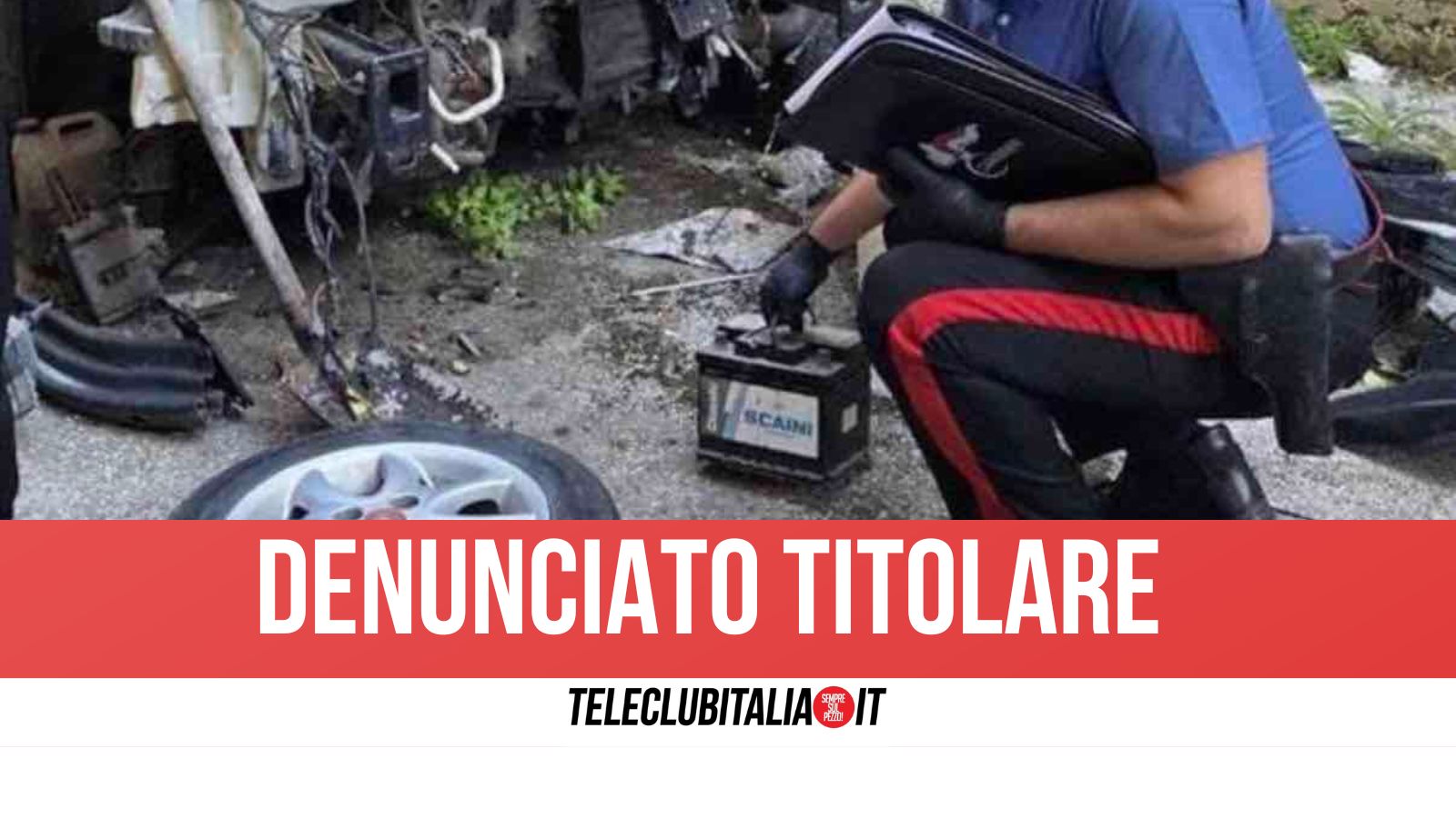 Villa Literno, rifiuti pericolosi accatastati tra ricambi e olio esausto: sequestrata officina
