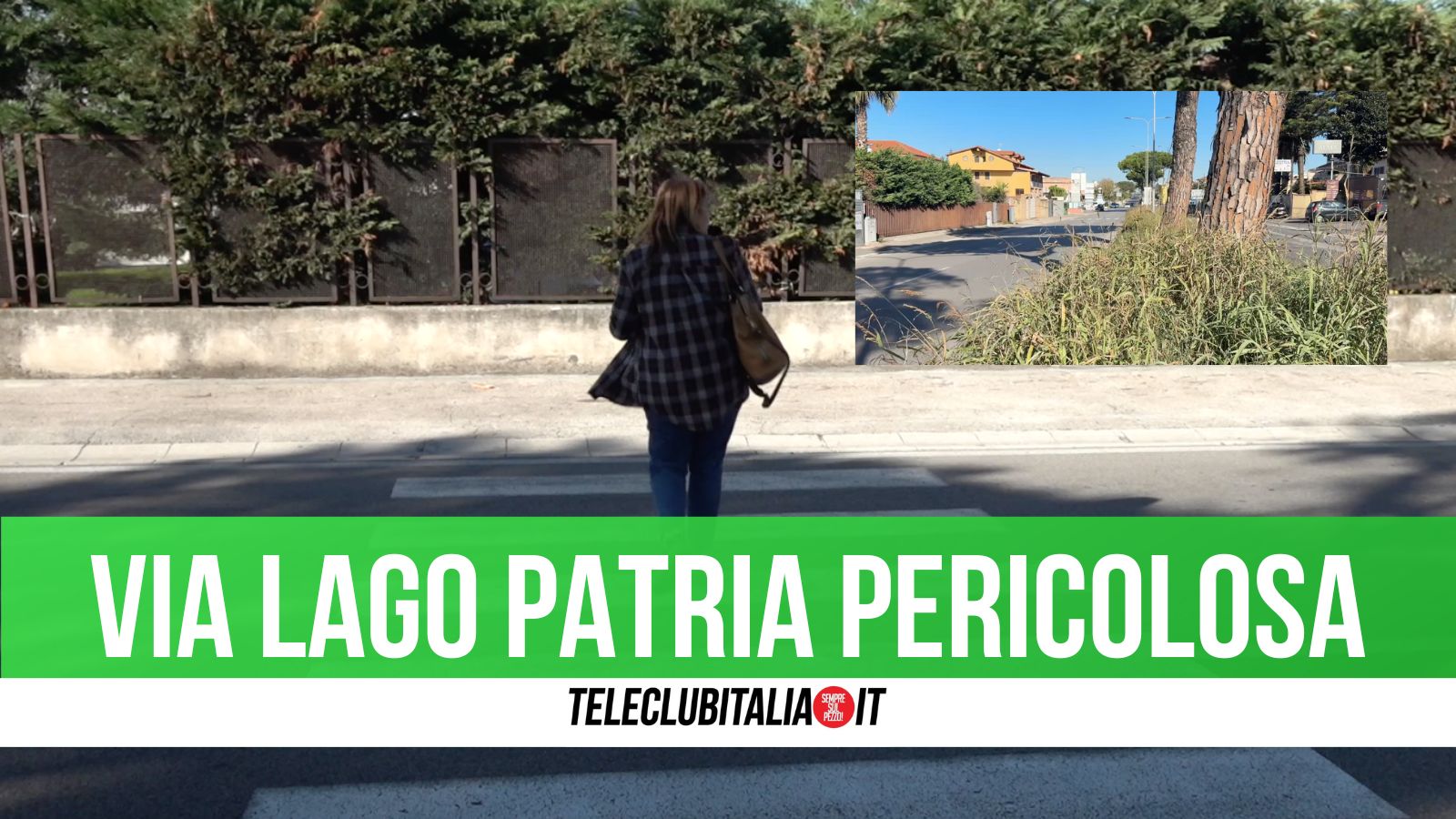 Attraversare in Via Lago Patria è molto più di una impresa, ma un vero e proprio pericolo Attraversare in Via Lago Patria è molto più di una impresa, ma un vero e proprio pericolo