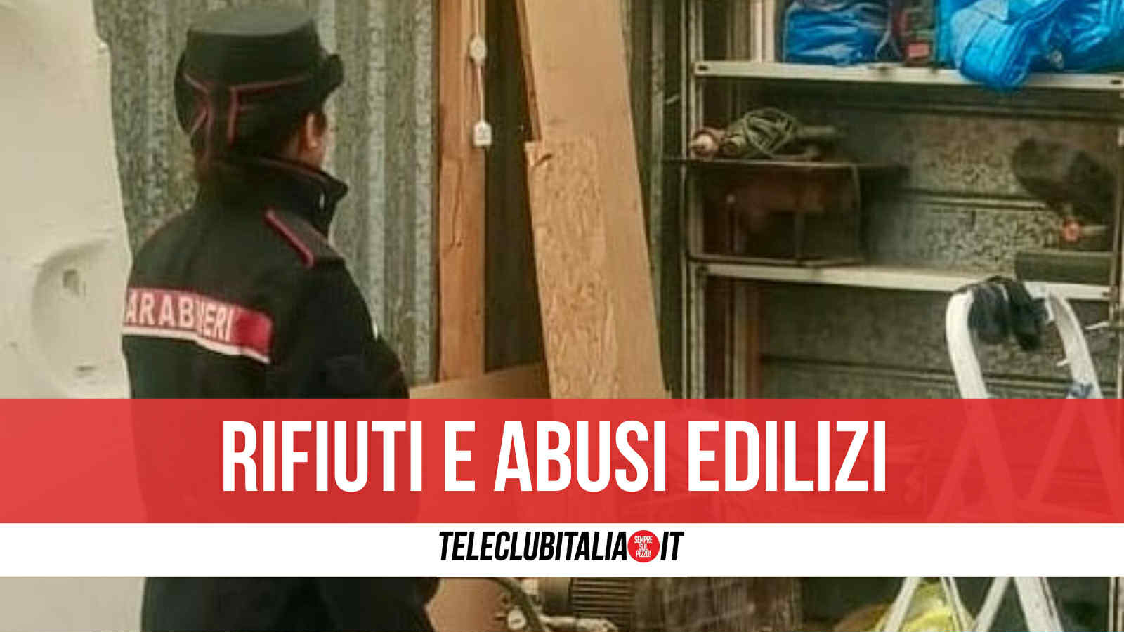 Villa Literno, scoperto capannone abusivo con discarica non autorizzata: scatta sequestro Villa Literno, scoperto capannone abusivo con discarica non autorizzata: scatta sequestro