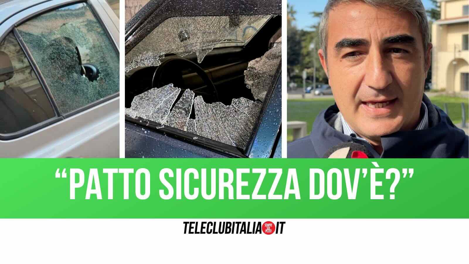 allarme sicurezza ad aversa raid su auto e negozi in centro citt224 terra di nessuno