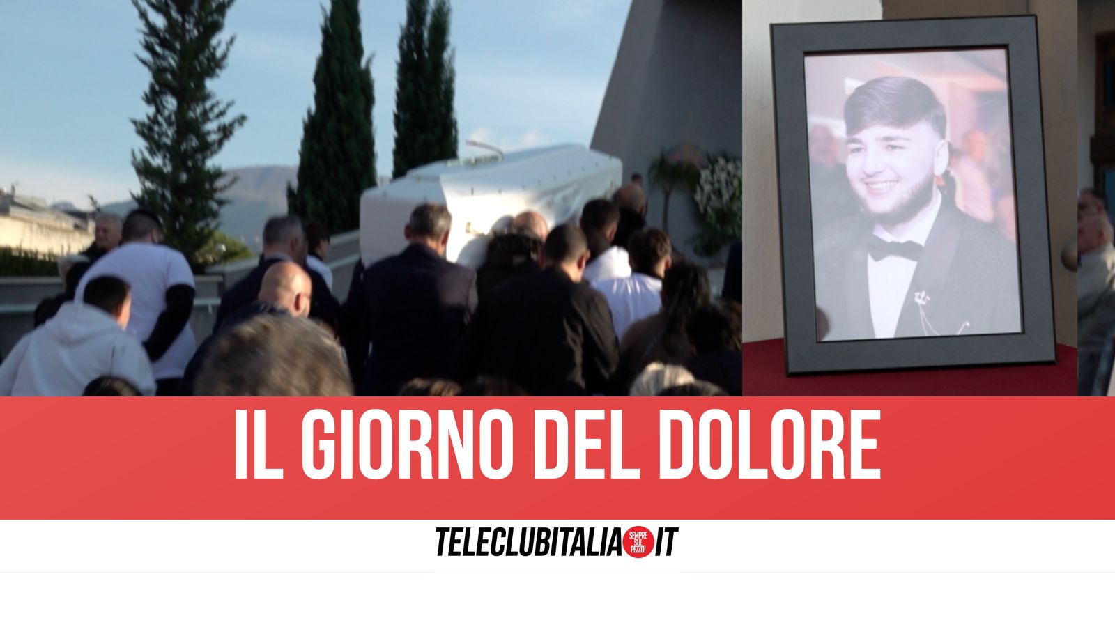T shirt, palloncini e rombo di motori per Pasquale Nappo a Scafati, oggi pomeriggio i funerali del 18enne ucciso a Boscoreale