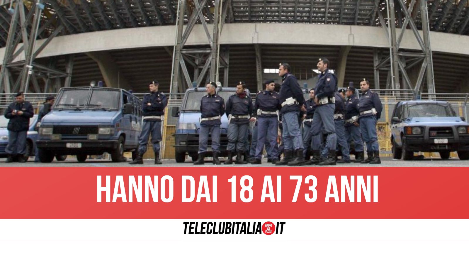 Napoli, raffica di Daspo: colpiti 16 tifosi tra Champions e dilettanti
