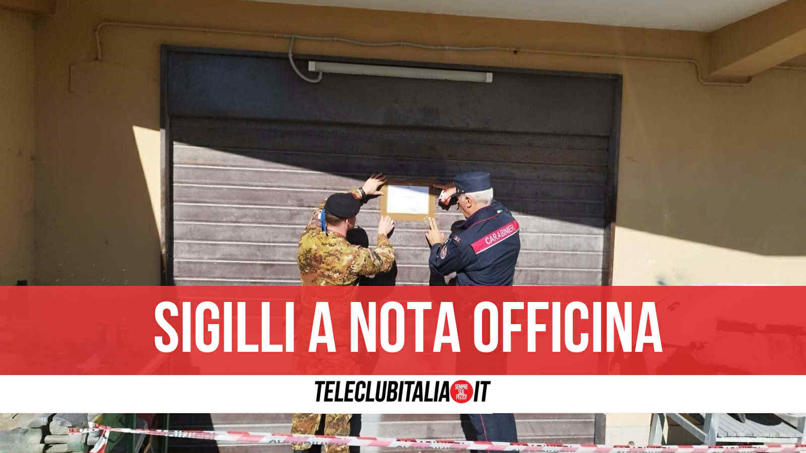 Villa Literno, sigilli ad autocarrozzeria abusiva: accertate gravi violazioni ambientali Villa Literno, sigilli ad autocarrozzeria abusiva: accertate gravi violazioni ambientali