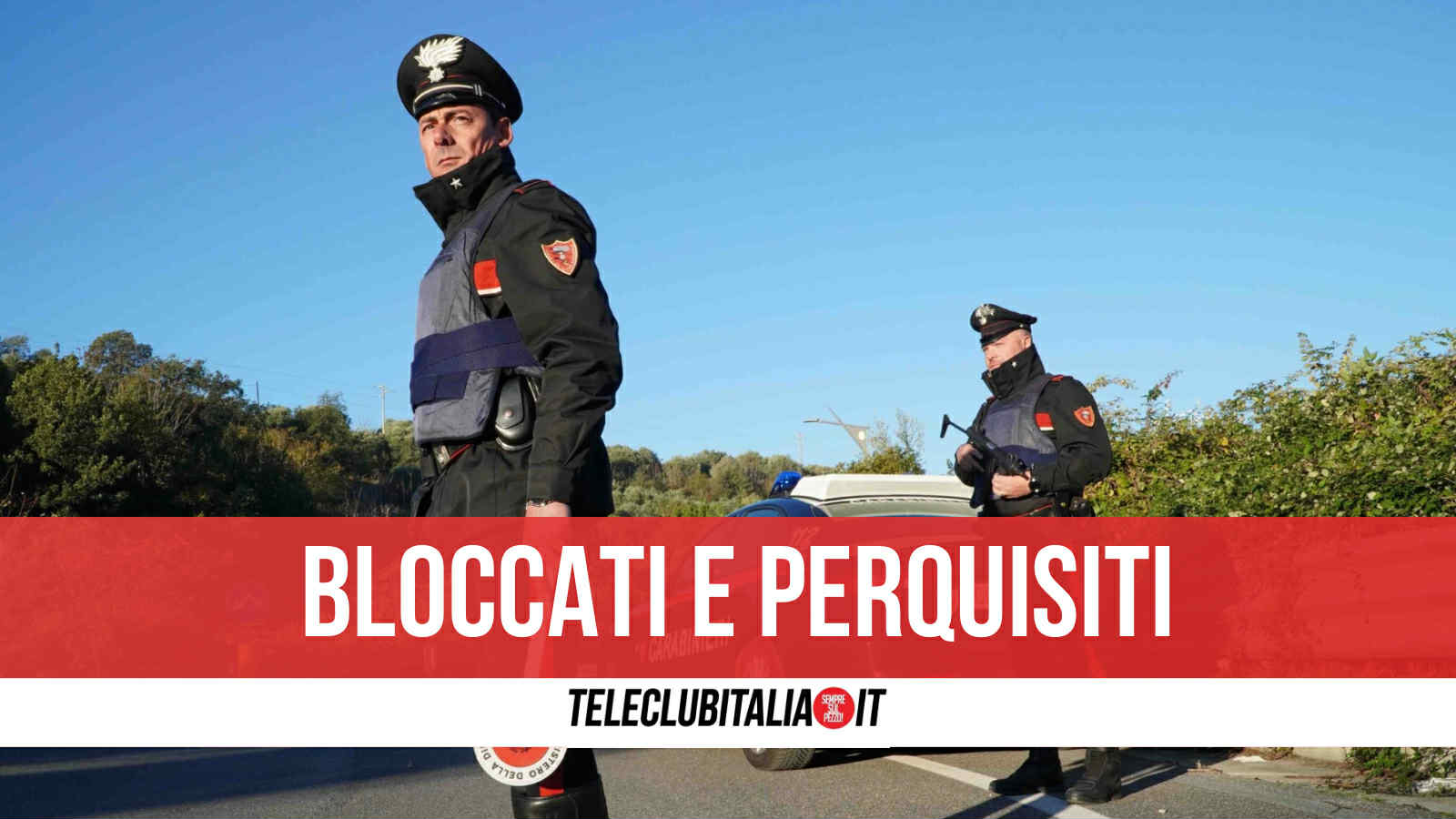 castel volturno quattro giovani fermati e trovati in possesso di armi due sono di giugliano