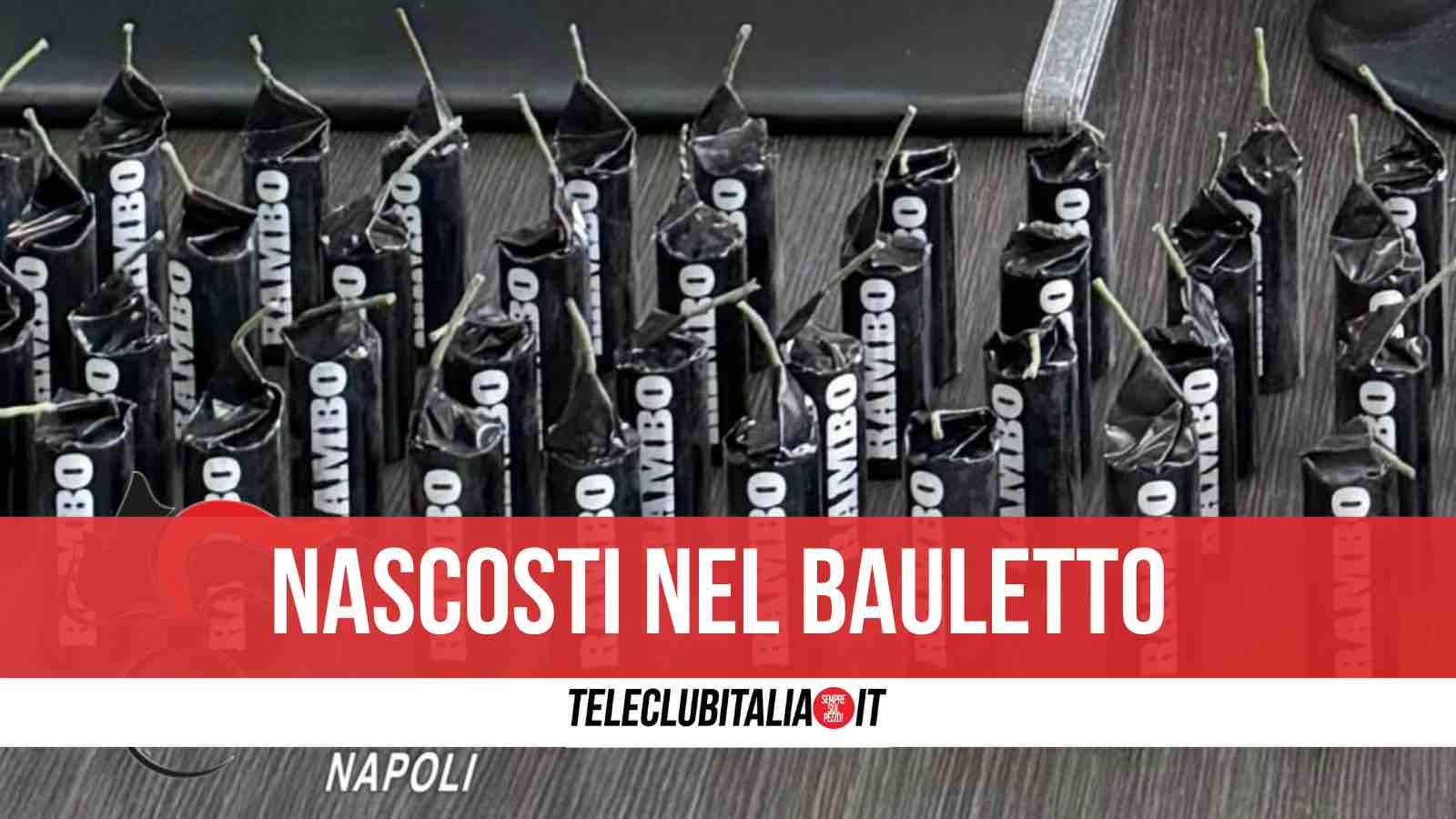 Napoli, nello scooter 48 “Rambo”: in manette 28enne di Afragola