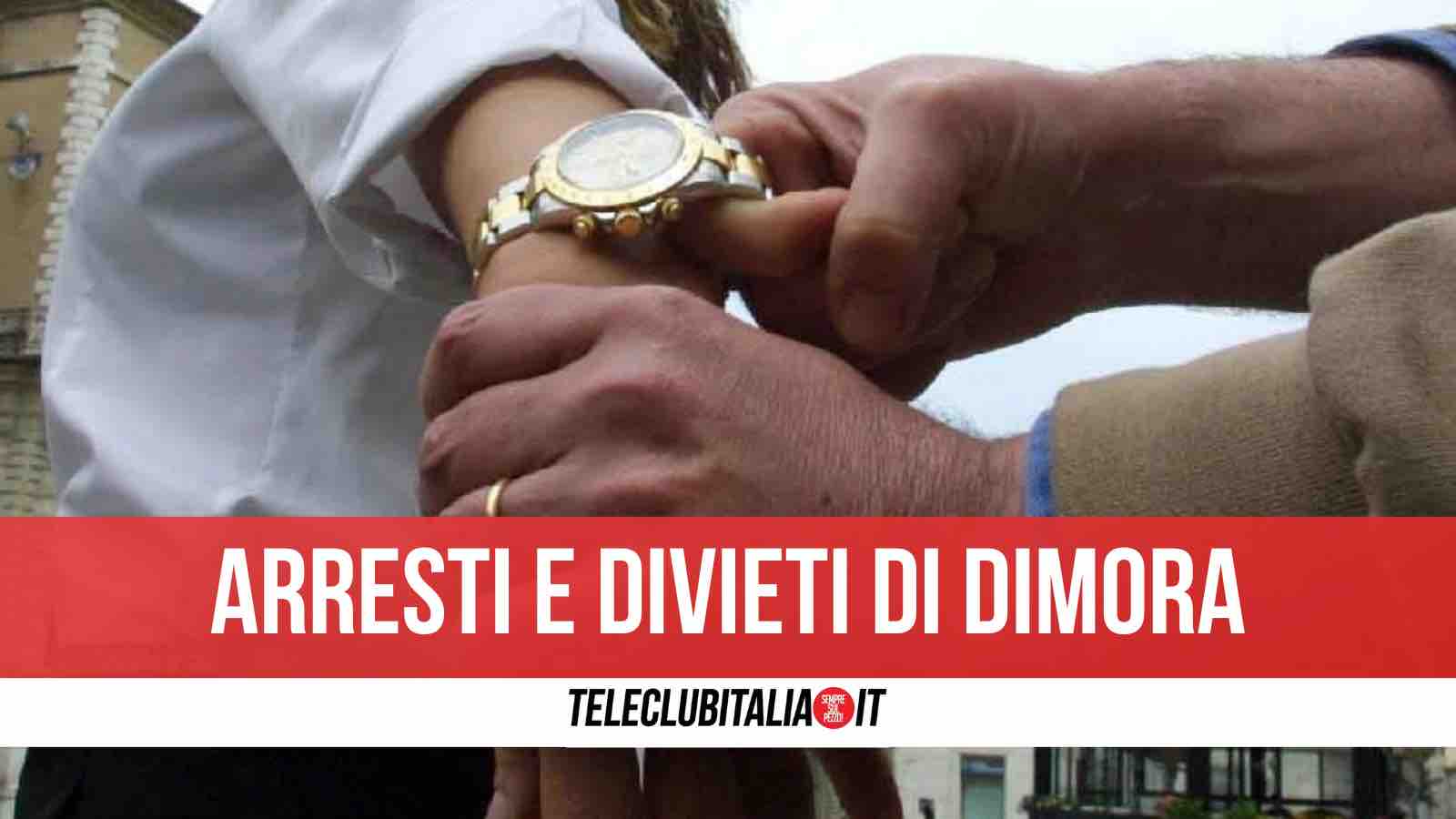 rapine e scippi di orologi di lusso tra spagna e italia la gang aveva base a napoli da Teleclubitalia.it rapine e scippi di orologi di lusso tra spagna e italia la gang aveva base a napoli