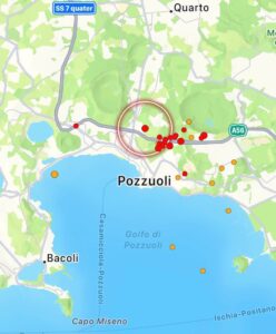 Campi Flegrei, prosegue sciame sismico: nella notte scossa di magnitudo 2.4
