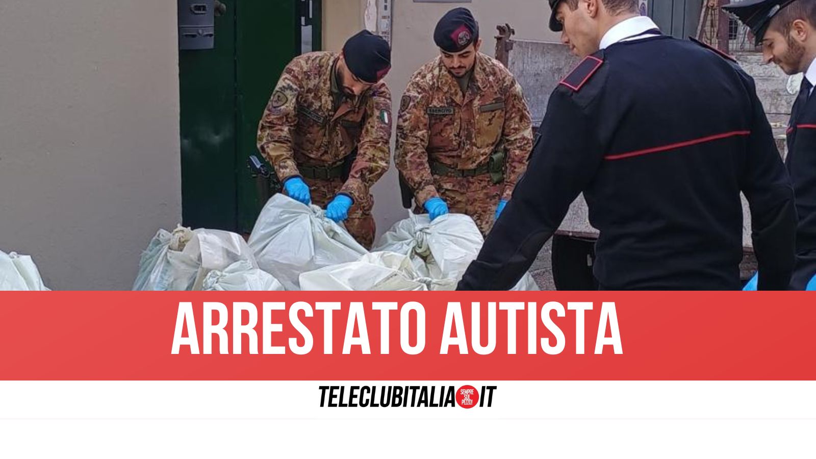 blitz esercito e carabinieri in terra dei fuochi a teverola sorpreso camion con rifiuti pericolosi un arresto