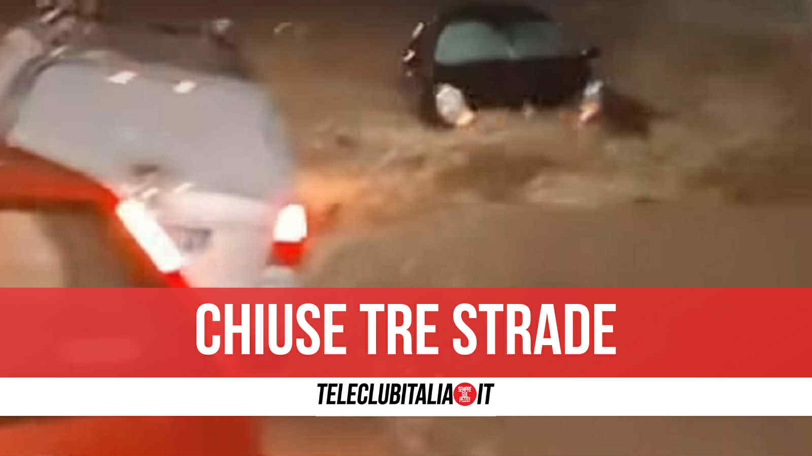 Villaricca, nuova allerta meteo: stop alla circolazione in tre strade a rischio nubifragio