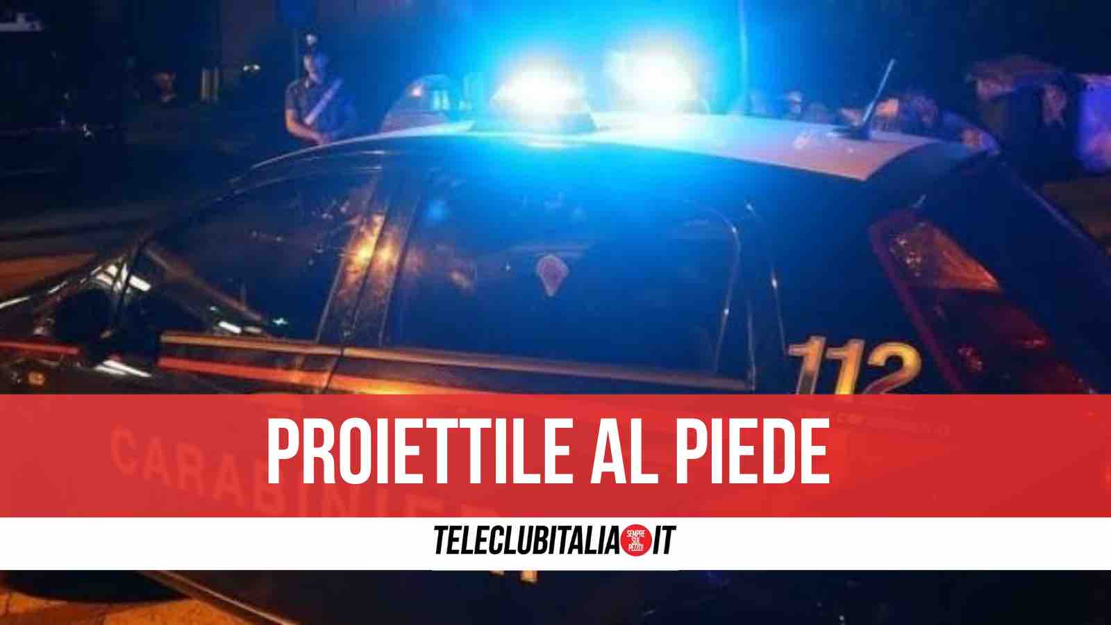 Volla: 42enne ferito da un colpo di pistola in strada