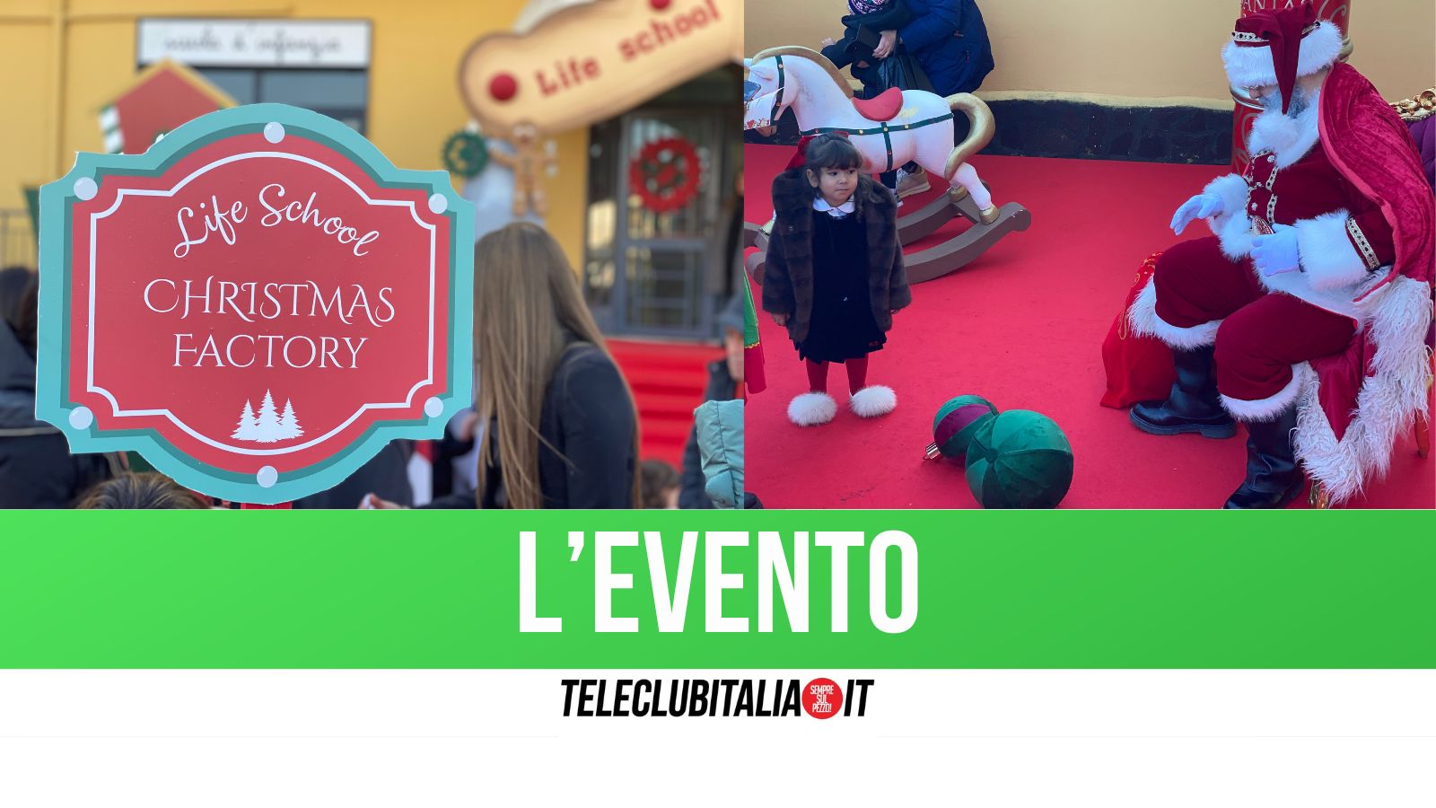 giugliano natale alla life school una factory del regalo nel giardino della scuola da Teleclubitalia.it giugliano natale alla life school una factory del regalo nel giardino della scuola