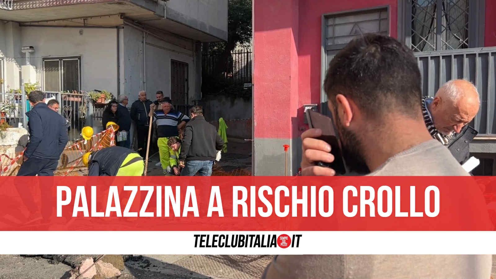 Palazzina a rischio crollo in via dell’Avvenire a Pianura: evacuate tre famiglie Palazzina a rischio crollo in via dell’Avvenire a Pianura: evacuate tre famiglie