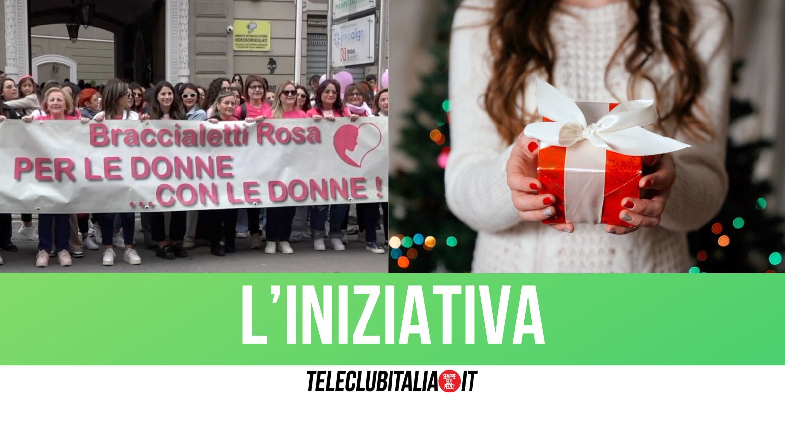 Giugliano, “Braccialetti Rosa”: al via la raccolta di doni di Natale per i bimbi bisognosi
