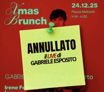 Maltempo a Giugliano, annullato il live di Gabriele Esposito in piazza Matteotti: confermato il brindisi