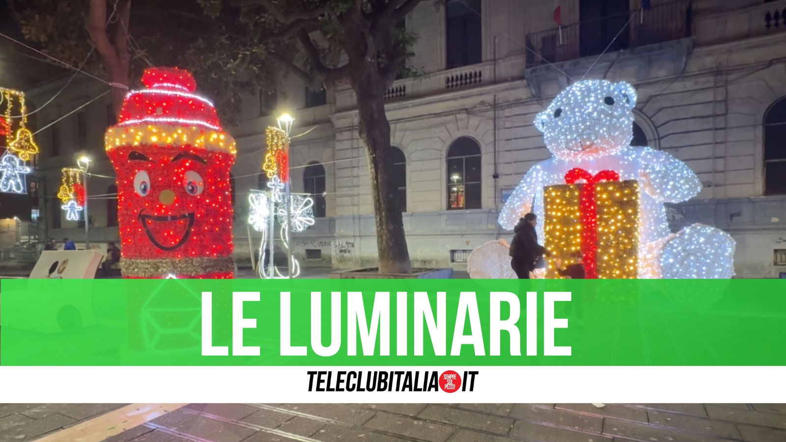 giugliano si accende le luminarie in citt224 e l8217entusiasmo dei cittadini da Teleclubitalia.it giugliano si accende le luminarie in citt224 e l8217entusiasmo dei cittadini