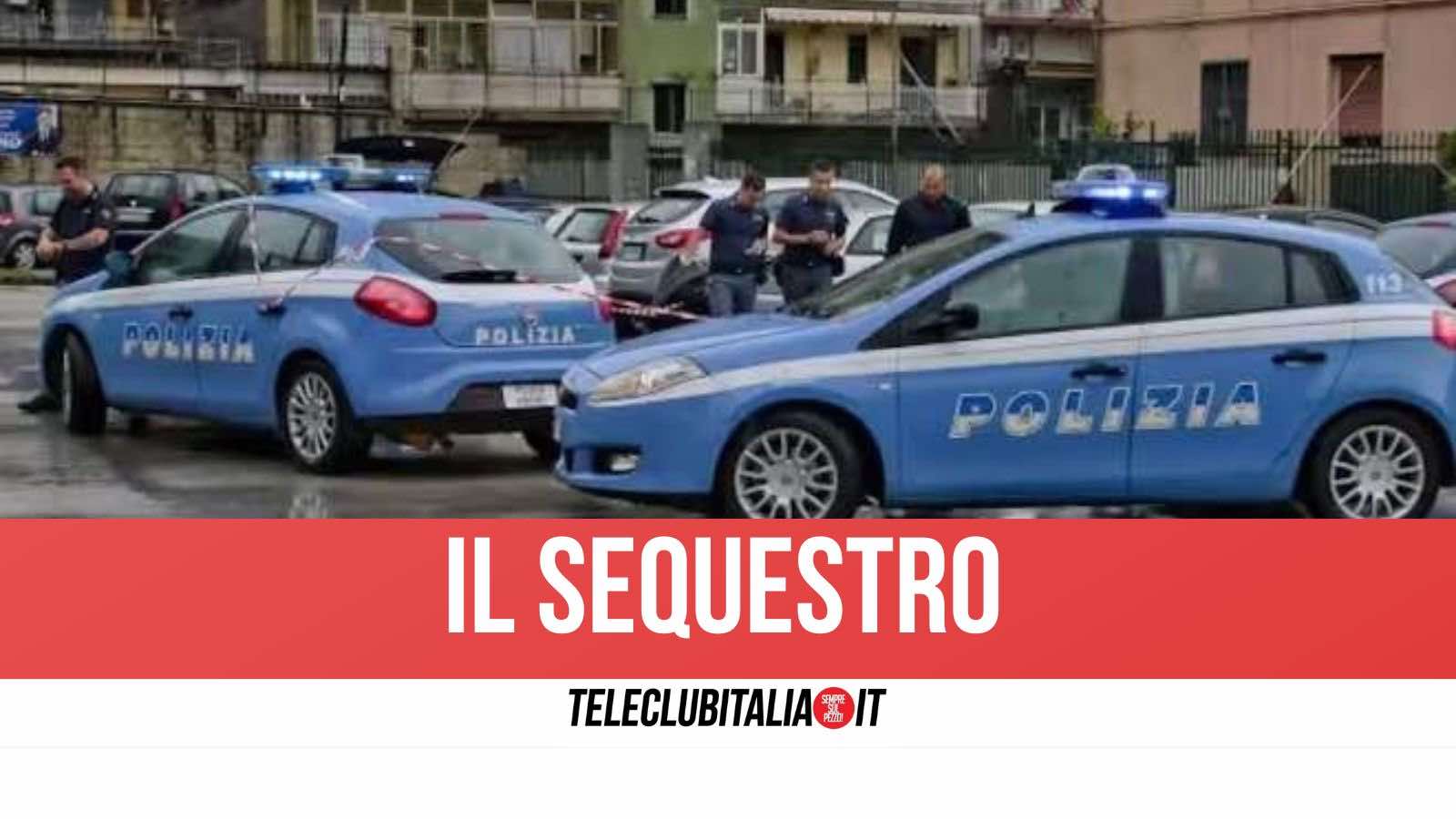Pianura, blitz della Polizia: sequestrate armi, droga e un giubbotto antiproiettile
