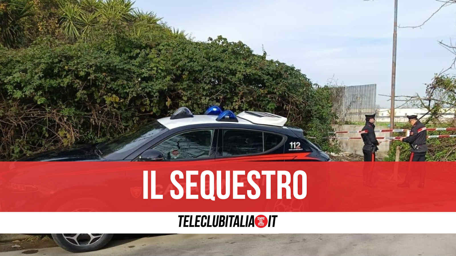 Orta di Atella, scoperta e sequestrata discarica abusiva in un immobile abbandonato Orta di Atella, scoperta e sequestrata discarica abusiva in un immobile abbandonato