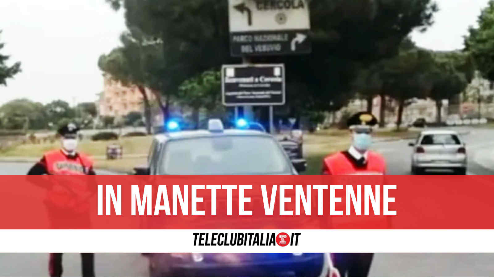 Cercola, 20enne inseguito dopo tentativo di fuga: fermato con droga e 410 euro