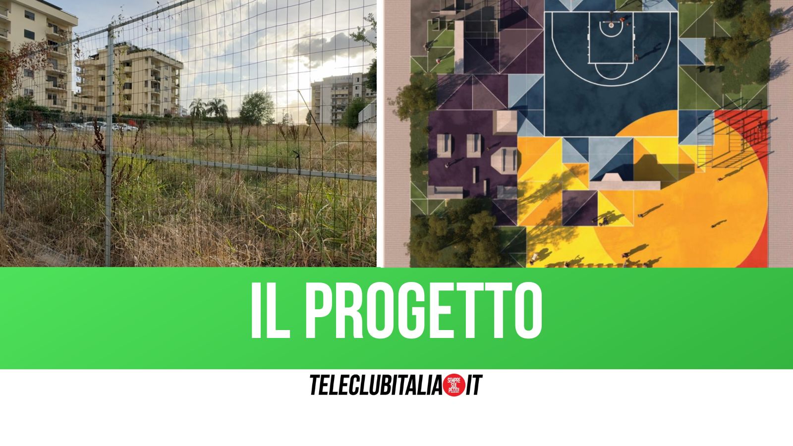 Aversa, playground sportivo in via Modigliani: saranno realizzati campetti di basket e parkour