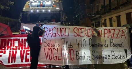 bagnoli blocco stradale