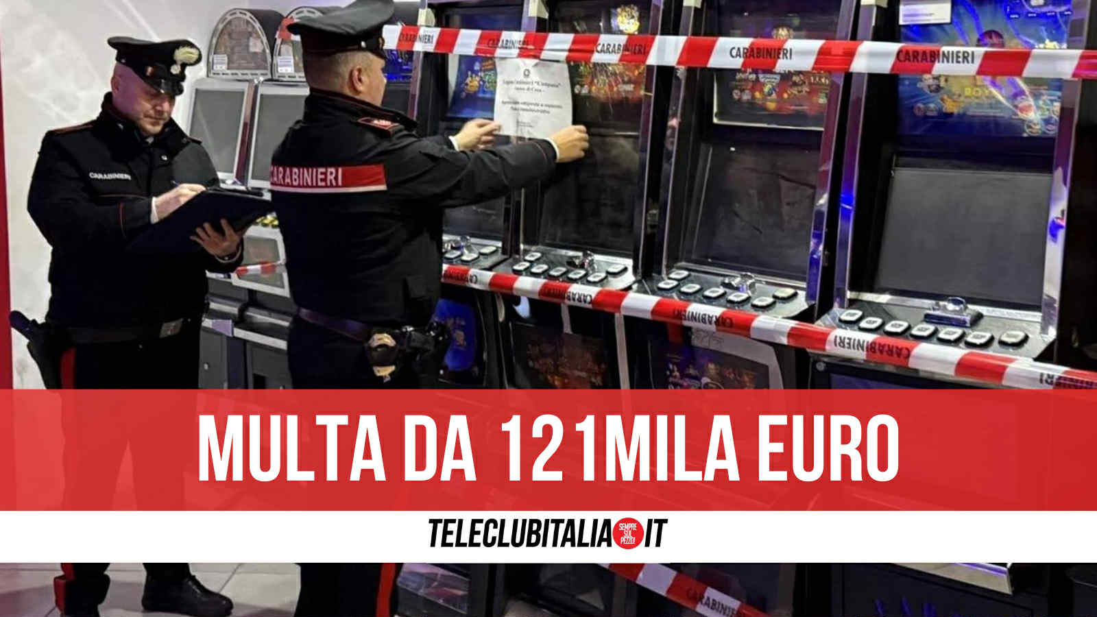 controllo a sala slot tra cesa e sant8217antimo sequestrate undici macchinette multa da 121mila euro da Teleclubitalia.it controllo a sala slot tra cesa e sant8217antimo sequestrate undici macchinette multa da 121mila euro