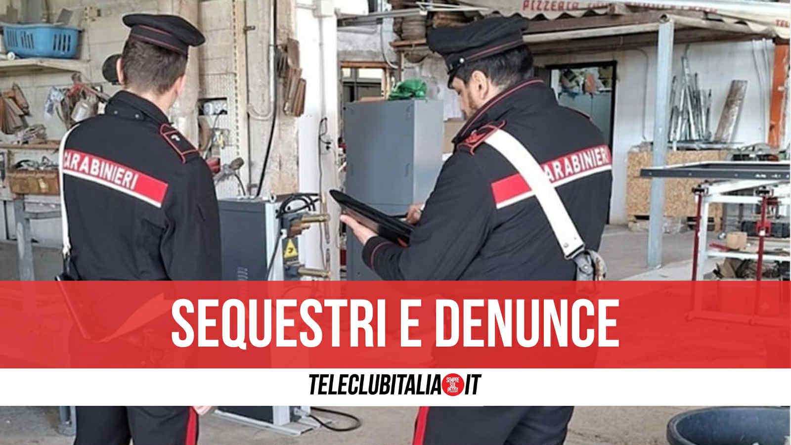 Terra dei Fuochi, controlli dei Carabinieri: sequestri tra Mondragone, Castel Volturno e Carinola Terra dei Fuochi, controlli dei Carabinieri: sequestri tra Mondragone, Castel Volturno e Carinola