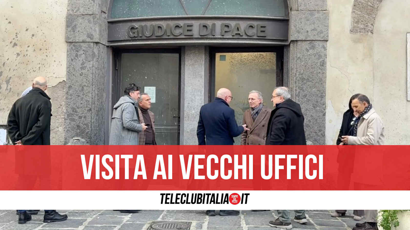 Aversa, sopralluogo nell’ex sede del giudice di pace del procuratore Airoma e del sindaco Matacena
