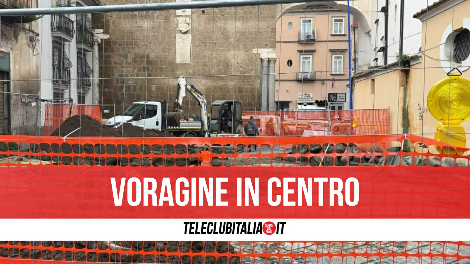 aversa voragine in via san paolo sindaco lavori di ripristino fino a domani verr224 fatto esame geoelettrico da Teleclubitalia.it aversa voragine in via san paolo sindaco lavori di ripristino fino a domani verr224 fatto esame geoelettrico