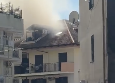 incendio mansarda giugliano