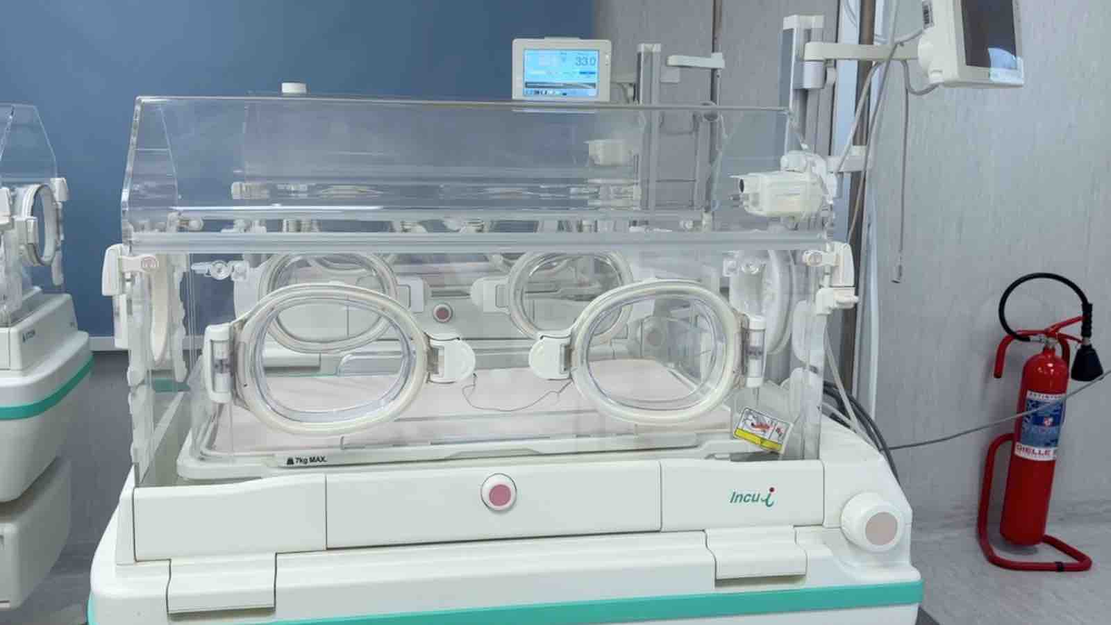 culle hitech all’ospedale di Frattamaggiore, sicurezza e parametri h24