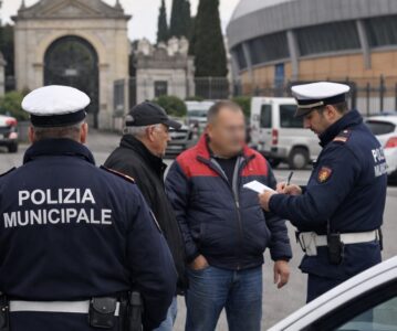 Giugliano, stretta contro i parcheggiatori abusivi: 2.400 euro di multe in un weekend