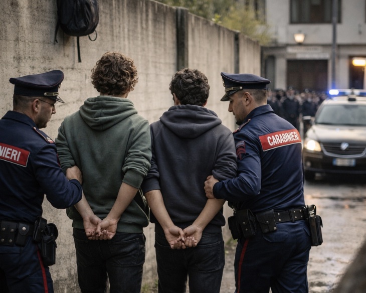 San Sebastiano al Vesuvio, rubano auto e fuggono nella caserma dei Carabinieri: arrestati due ladri