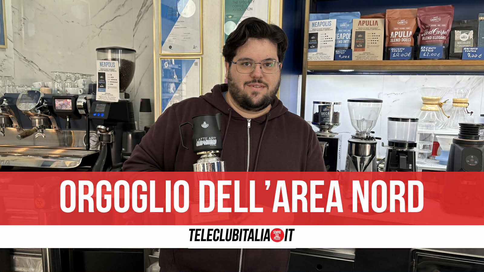 da giugliano a milano campione di latte art 232 il barman giulio maisto da Teleclubitalia.it da giugliano a milano campione di latte art 232 il barman giulio maisto