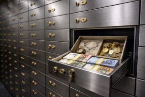 cassetta di sicurezza rapina al vo