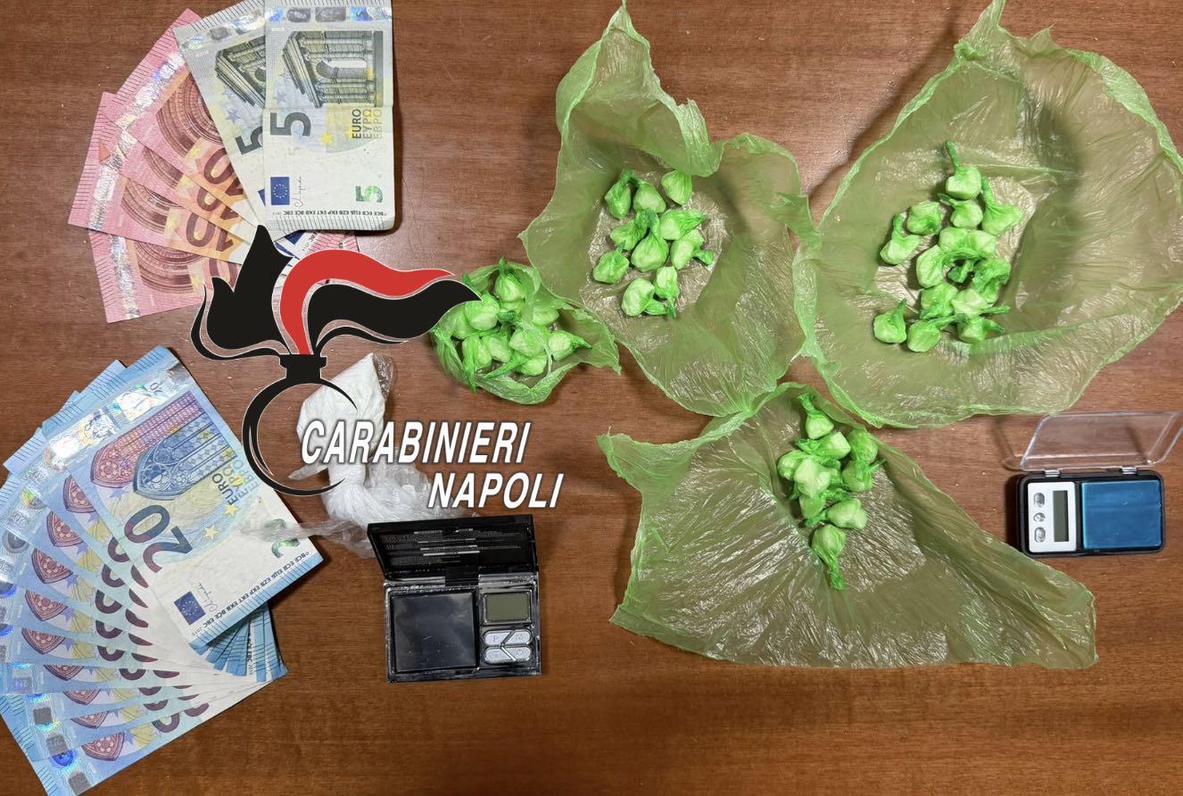 Cicciano, nasconde droga nel canale di scolo: Carabinieri arrestano 28enne